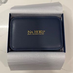Na Hoku Deep Blue Box with Gold Lettering